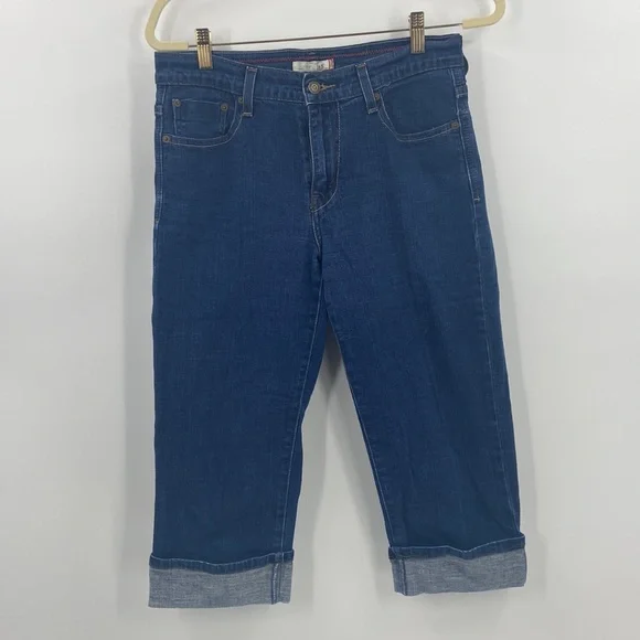 Levi’s 515 jean capri cuffed 5 pockets Size 8 - Picture 11 of 15